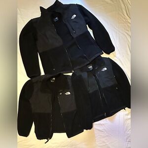 THE NORTH FACE BUNDLE Women’s Polar-Tec Black Fleece Jackets SZ.M(2) & XL